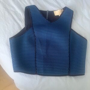 J.O.a. Blue crop top